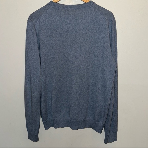 Nordstrom Men’s Shop Cashmere and Cotton Sweater Size Medium - Picture 6 of 7